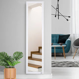 HOMCOM Full Length Mirror for Bedroom, Free Standing Dressing Mirror, Wall Mirror for Living Room, 37 x 154 cm, White