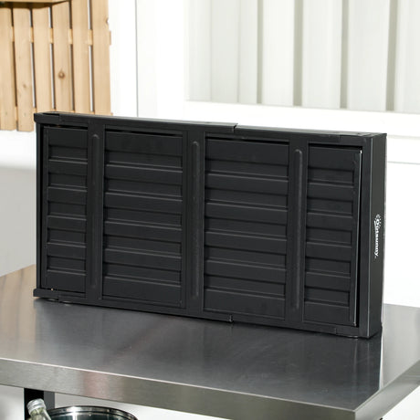 Outsunny Foldable Charcoal Grill - Black