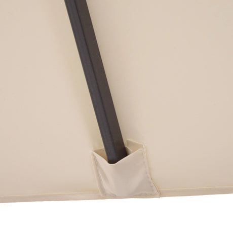 Outsunny 4.6m Double Garden Parasol - Beige