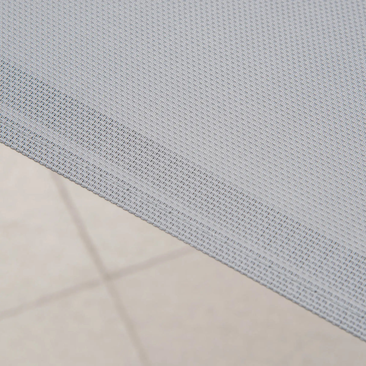 Outsunny Set of Four Stackable Mesh Seat Chairs - Dark Grey