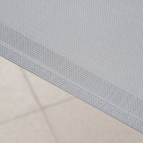 Outsunny Set of Four Stackable Mesh Seat Chairs - Dark Grey