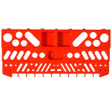 DURHAND 54 Pcs On-Wall Tool Equipment Holding Pegboard Home DIY Garage Organiser DIY w/ 50 Pegs 2 Shelves