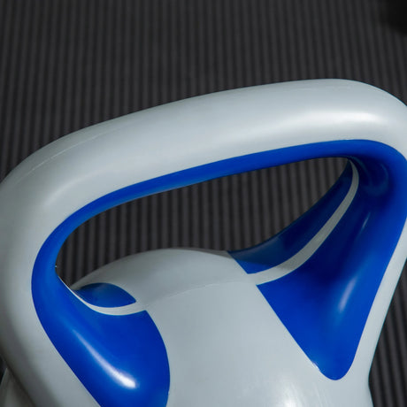 SPORTNOW Kettlebell, 12kg Kettle Bells with Handle for Home Gym Weight Lifting and Strength Training, Dark Blue and Grey