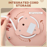 HOMCOM 3kW Rapid Boil Honeycomb Kettle - Light Pink