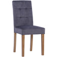 Ashbury Velvet Dining Chair in Graphite