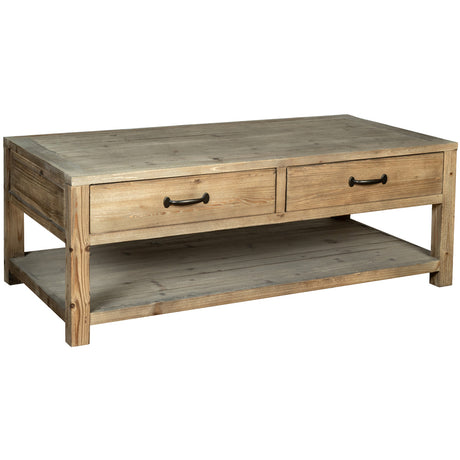 Coffee Table With 4 Drawers