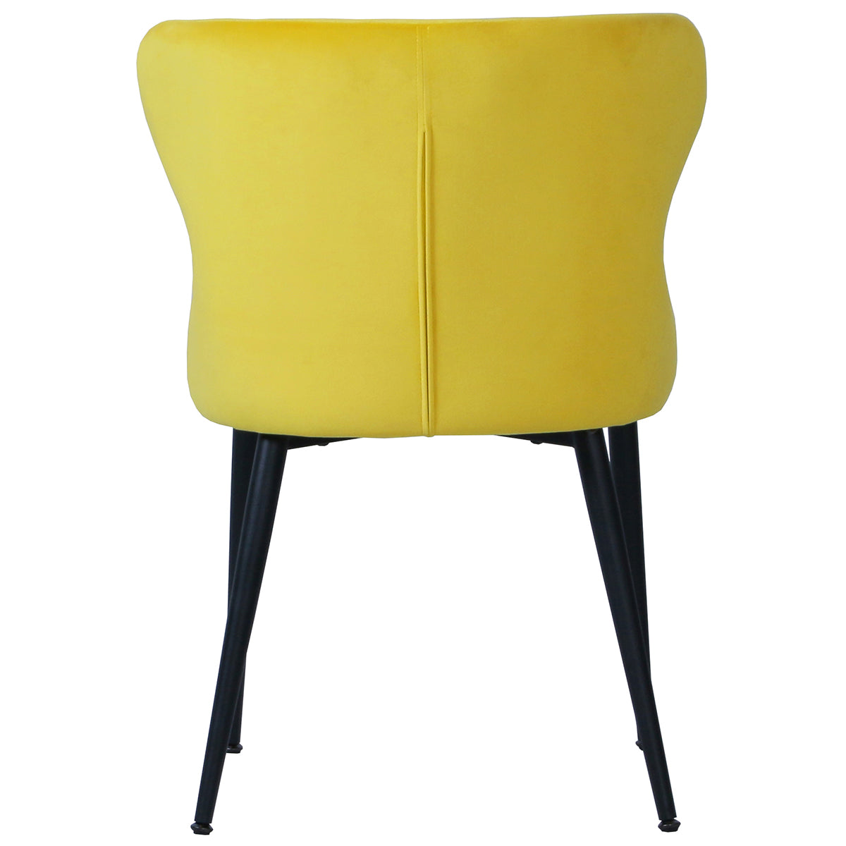 Orbit Chair Yellow Velvet
