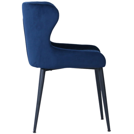 Orbit Chair Navy Velvet
