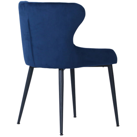 Orbit Chair Navy Velvet