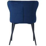 Orbit Chair Navy Velvet