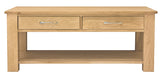 Mobel Oak Four Drawer Coffee Table