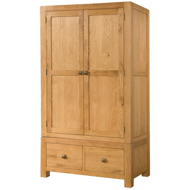 Double Wardrobe With 2 Drawers