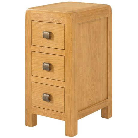 Compact 3 Drawer Bedside