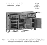 3 Door Sideboard