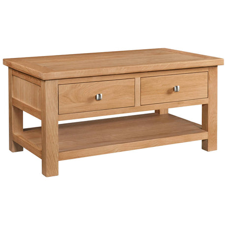 Coffee Table With 2 Drawers