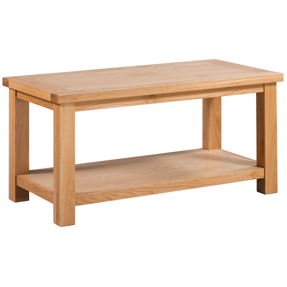 Large Coffee Table With Shelf