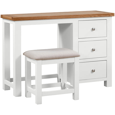 Dressing Table + Stool (DPT022 - WHITE)