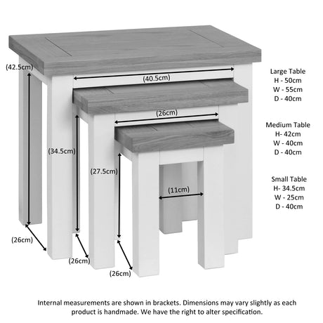 Nest Of Tables (DPT076 - MOON GREY)