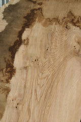 Large Single Slab Of Olive Ash. 2680 L x 865 - 702 W x 44 D mm (275)