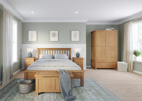 Double Wardrobe With 2 Drawers