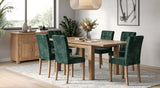 Ashbury Velvet Dining Chair in Forest