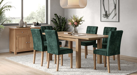 Ashbury Velvet Dining Chair in Forest