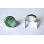 9mm 2 Prong Green Crystal Upholstery Nail  Pack 10 pcs