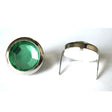 13mm 2 Prong Green Crystal Upholstery Nail  Pack 10 pcs