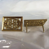 Filagree Brass Decorative Upholstery Nail