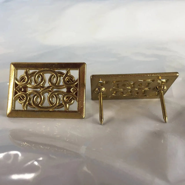 Filagree Brass Decorative Upholstery Nail