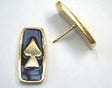 Gilt/Black Spade Decorative Upholstery Nail
