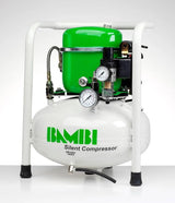 Bambi 24 Ltr Compact Silent Air Compressor Kit  with HEICO Long Nose Staple Gun