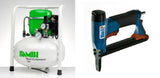 Bambi 15 Ltr Compact Silent Air Compressor Kit  with BeA Long Nose Staple Gun