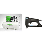 Bambi 24 Ltr Standard Silent Air Compressor Kit  with HEICO Staple Gun