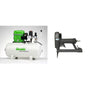 Bambi 24 Ltr Standard Silent Air Compressor Kit  with HEICO Long Nose Staple Gun