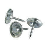 Button Mould Nail Backs No.30 UK x 12mm shank  Pack 100