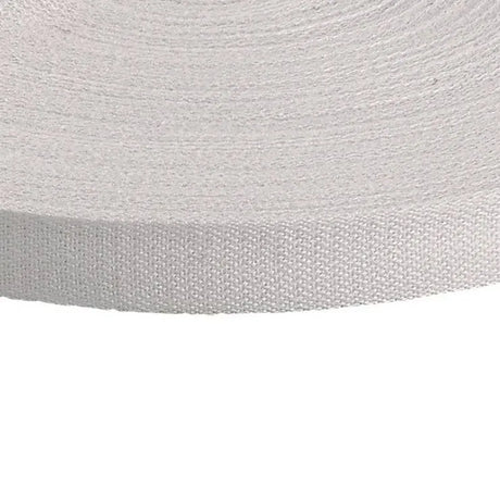 13mm White Cotton India Tape  500m Reel