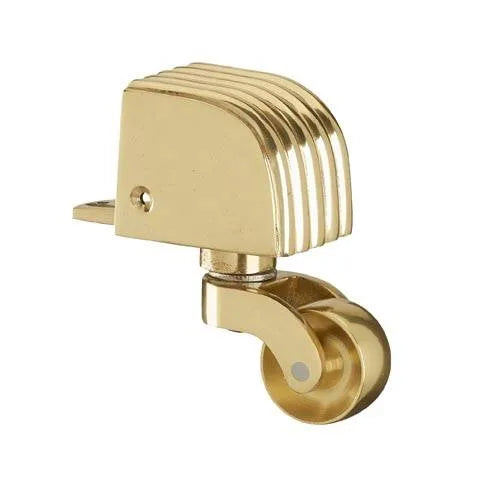 Brass Detailed Toe Castor  1 1/4 inch (32mm)