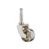 Chrome Finish Brass Grip Neck Castor  1 inch (25mm) with fixing Socket