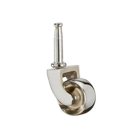 Chrome Finish Brass Grip Neck Castor  1 inch (25mm) with fixing Socket