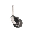 Black Nickel Finish Brass Grip Neck Castor  1 1/4 inch (32mm) with fixing Socket