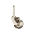 Stainless Steel Finish Brass Grip Neck Castor  1 1/4 inch (32mm) with fixing Socket
