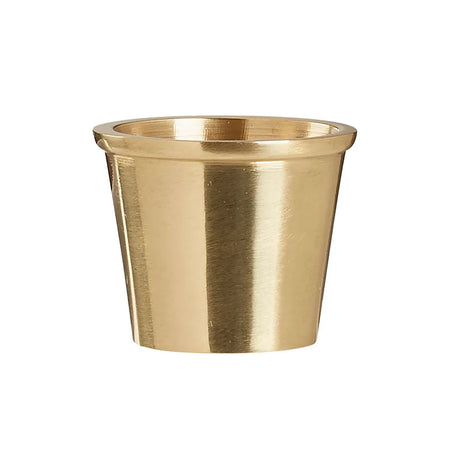 Brass Round Cup Cap  1 1/4 inch (32mm)