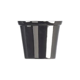 Black Nickel Finish Brass Round Cup Cap  1 1/4 inch (32mm)