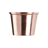 Rose Gold Finish Brass Round Cup Cap  1 1/4 inch (32mm)