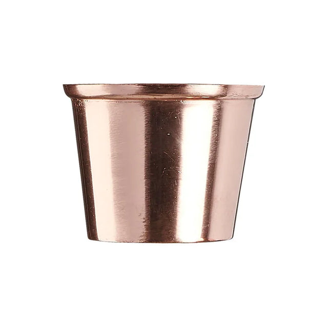 Rose Gold Finish Brass Round Cup Cap  1 1/4 inch (32mm)