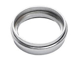 Chrome Finish Brass Round Ferrule  1 1/4 inch (32mm)