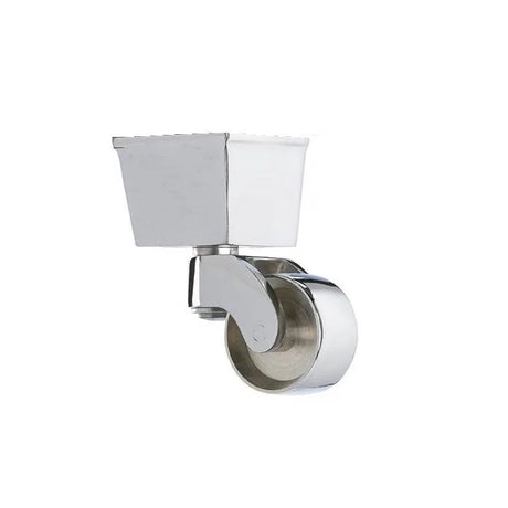 Chrome Finish Brass Square Cup Castor  1 3/4 inch(45mm)