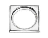 Chrome Finish Brass Square Ferrule  1 1/4 inch (32mm)