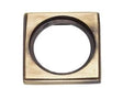 Antique Finish Brass Square Ferrule  1 1/4 inch (32mm)